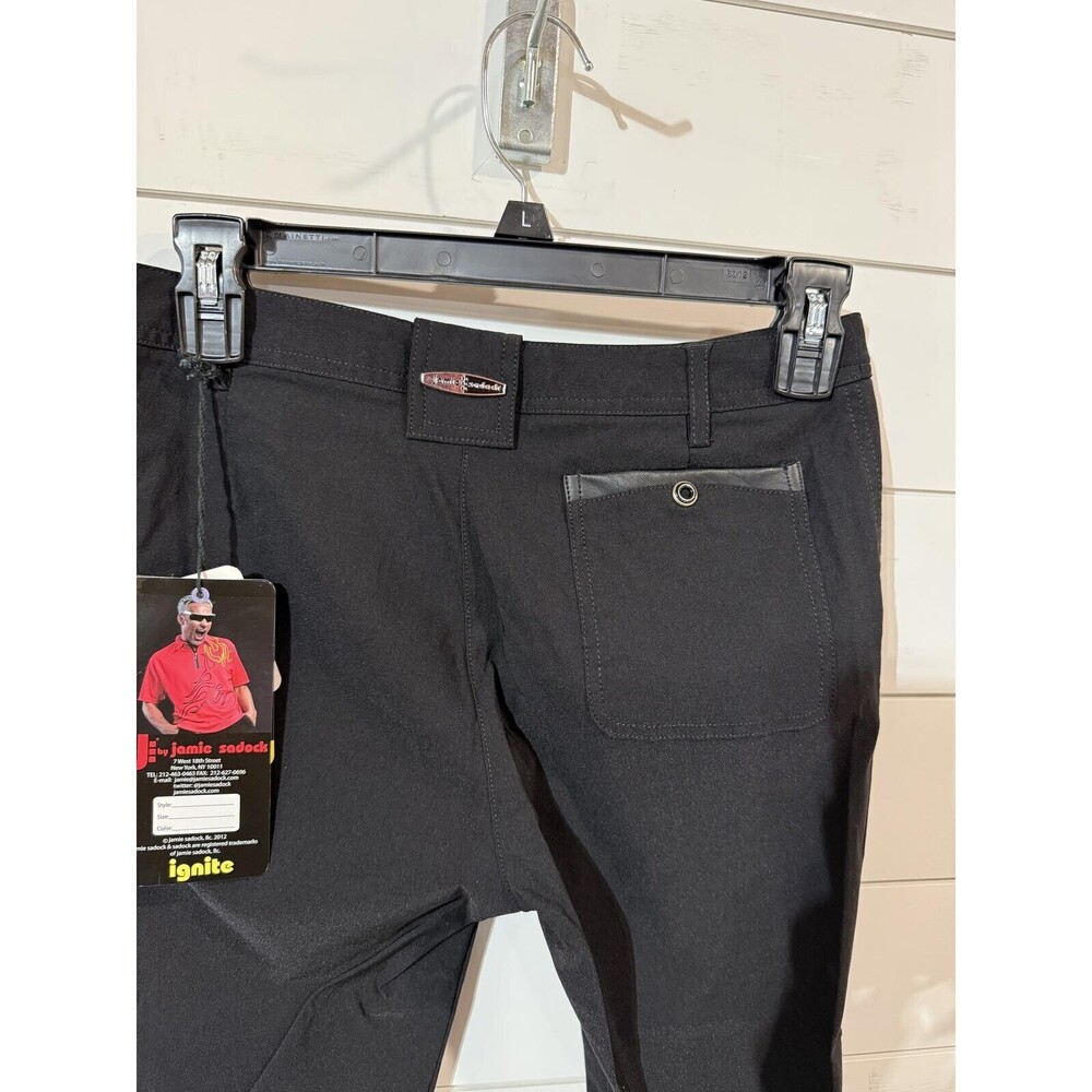 Jamie Sadock Womens Skinnylicious Pants Jet Black 0 - Picture 4 of 4